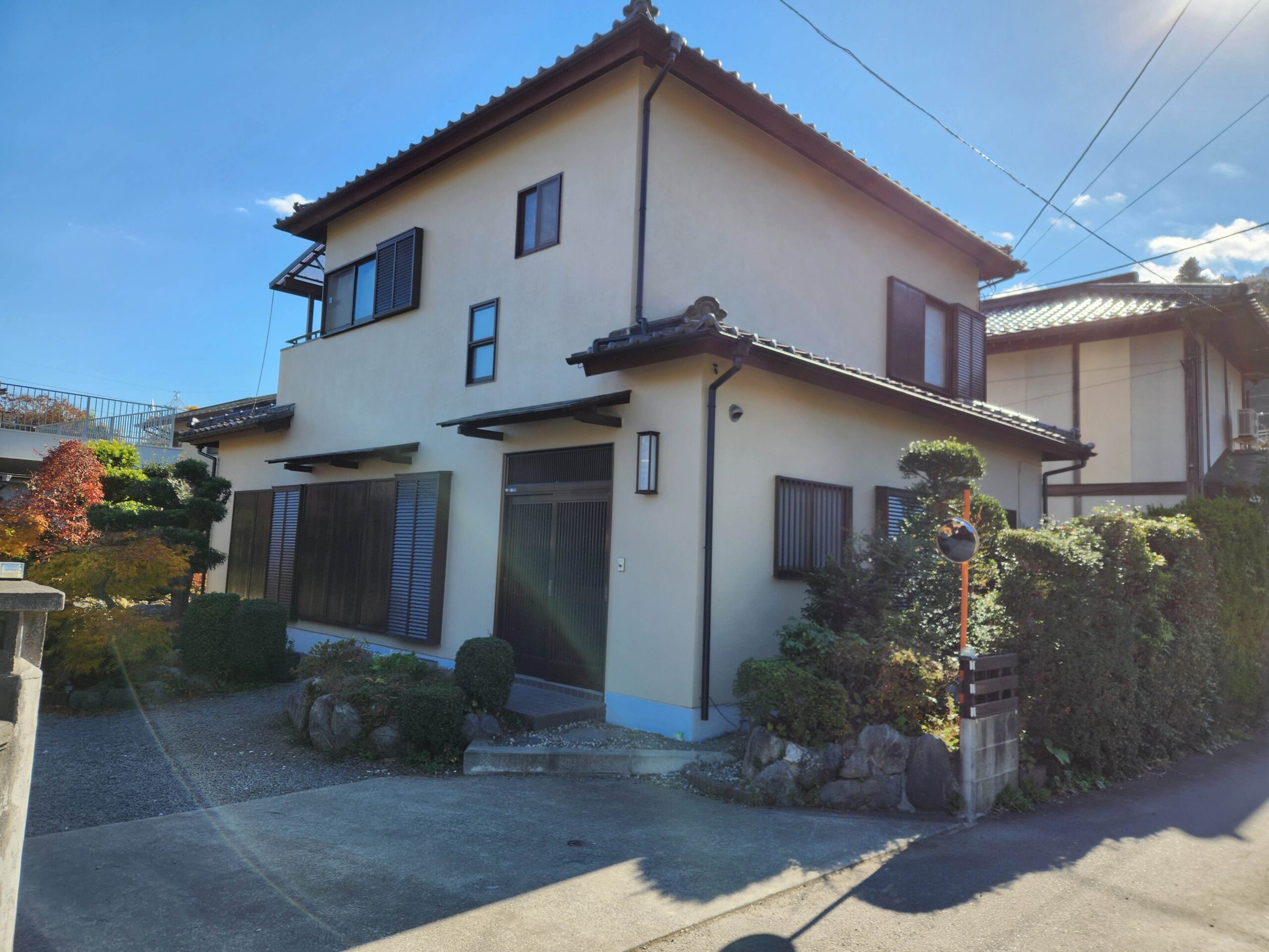 ベランダ屋根ポリカ波交換 樋交換